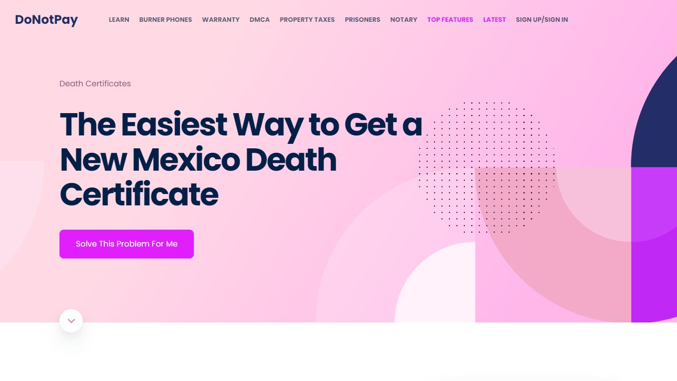 Get a New Mexico Death Certificate [Step-by-Step] - DoNotPay
